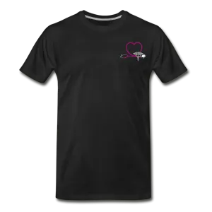 Emergency Nurse Flag Stethoscope Front No Name Men's Premium T-Shirt