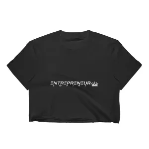 Entrepreneur Empire Women's Crop Top - Black