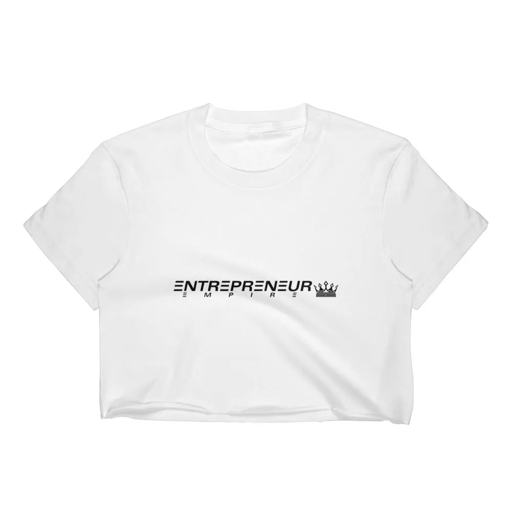 Entrepreneur Empire Women's Crop Top - White