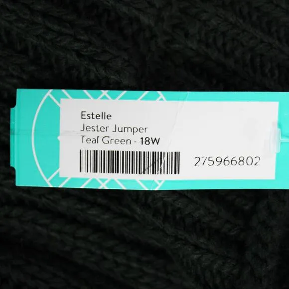 Estelle Chunky Sweater Plus Size US 2X Jester Jumper Boxy Minimalist Grunge Mock