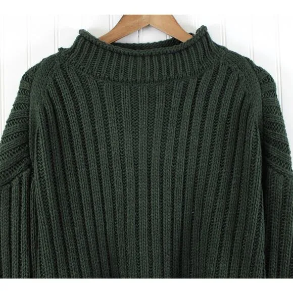 Estelle Chunky Sweater Plus Size US 2X Jester Jumper Boxy Minimalist Grunge Mock