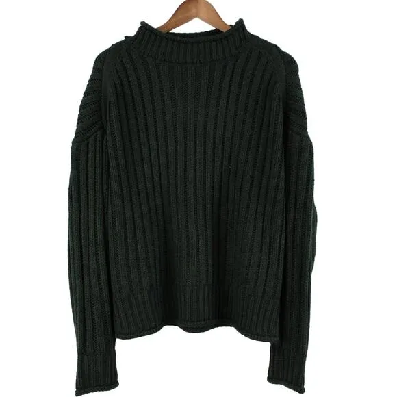 Estelle Chunky Sweater Plus Size US 2X Jester Jumper Boxy Minimalist Grunge Mock
