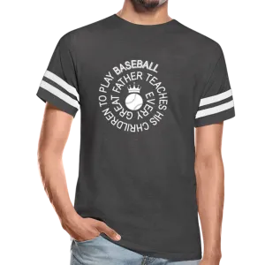 EVERY GREAT FATHER BASEBALL Vintage Sport T-Shirt