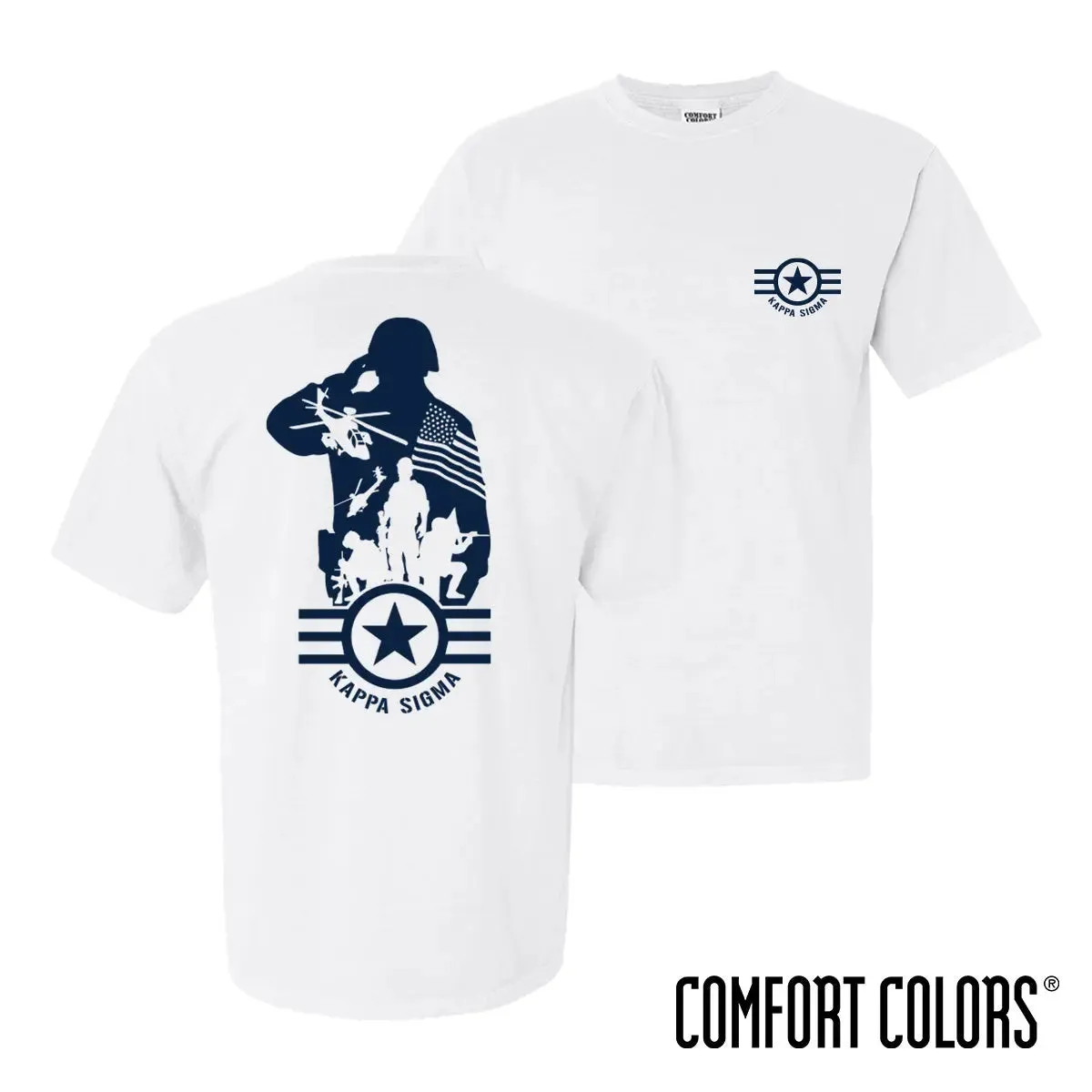 Exclusive Kappa Sig Military Heroes Short Sleeve Tee
