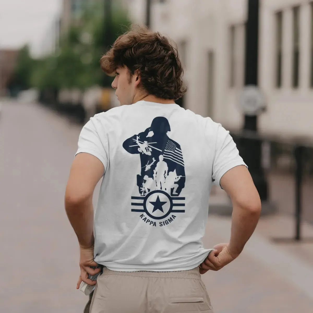 Exclusive Kappa Sig Military Heroes Short Sleeve Tee