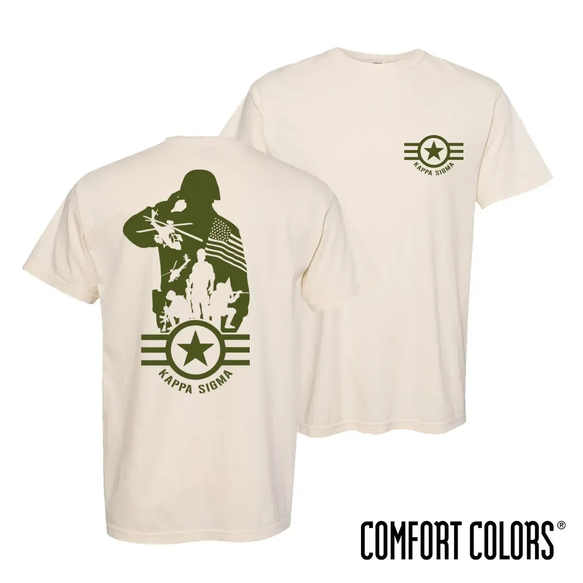 Exclusive Kappa Sig Military Heroes Short Sleeve Tee