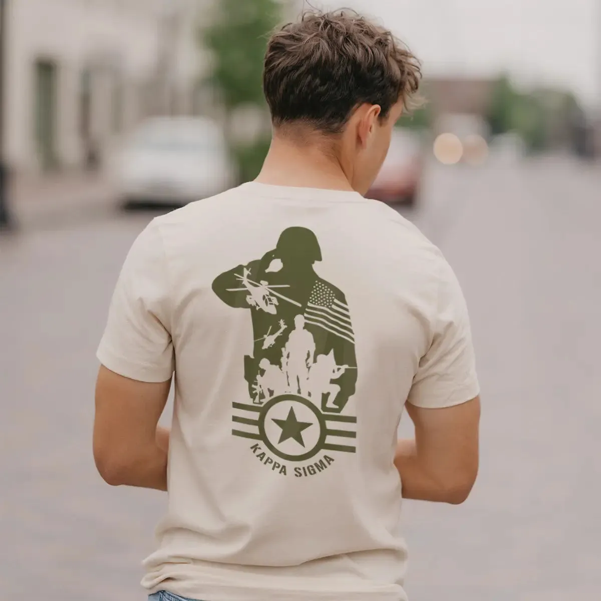 Exclusive Kappa Sig Military Heroes Short Sleeve Tee
