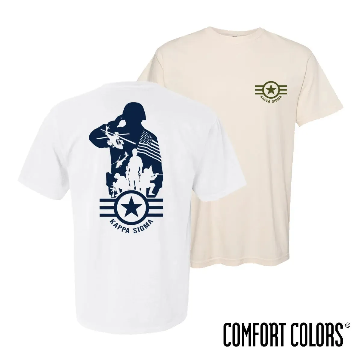 Exclusive Kappa Sig Military Heroes Short Sleeve Tee