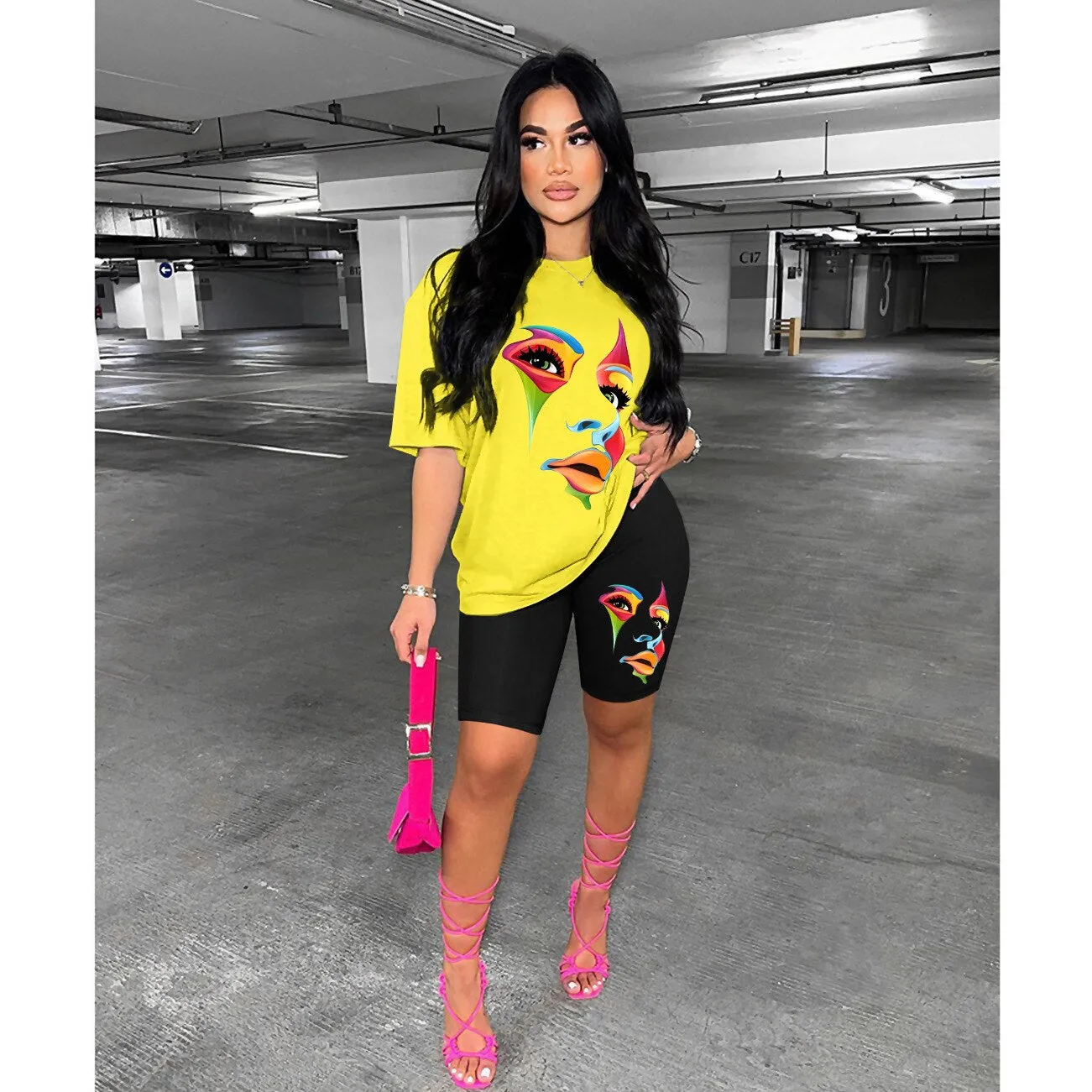 Fashion casual sports set 2-piece women's clothing