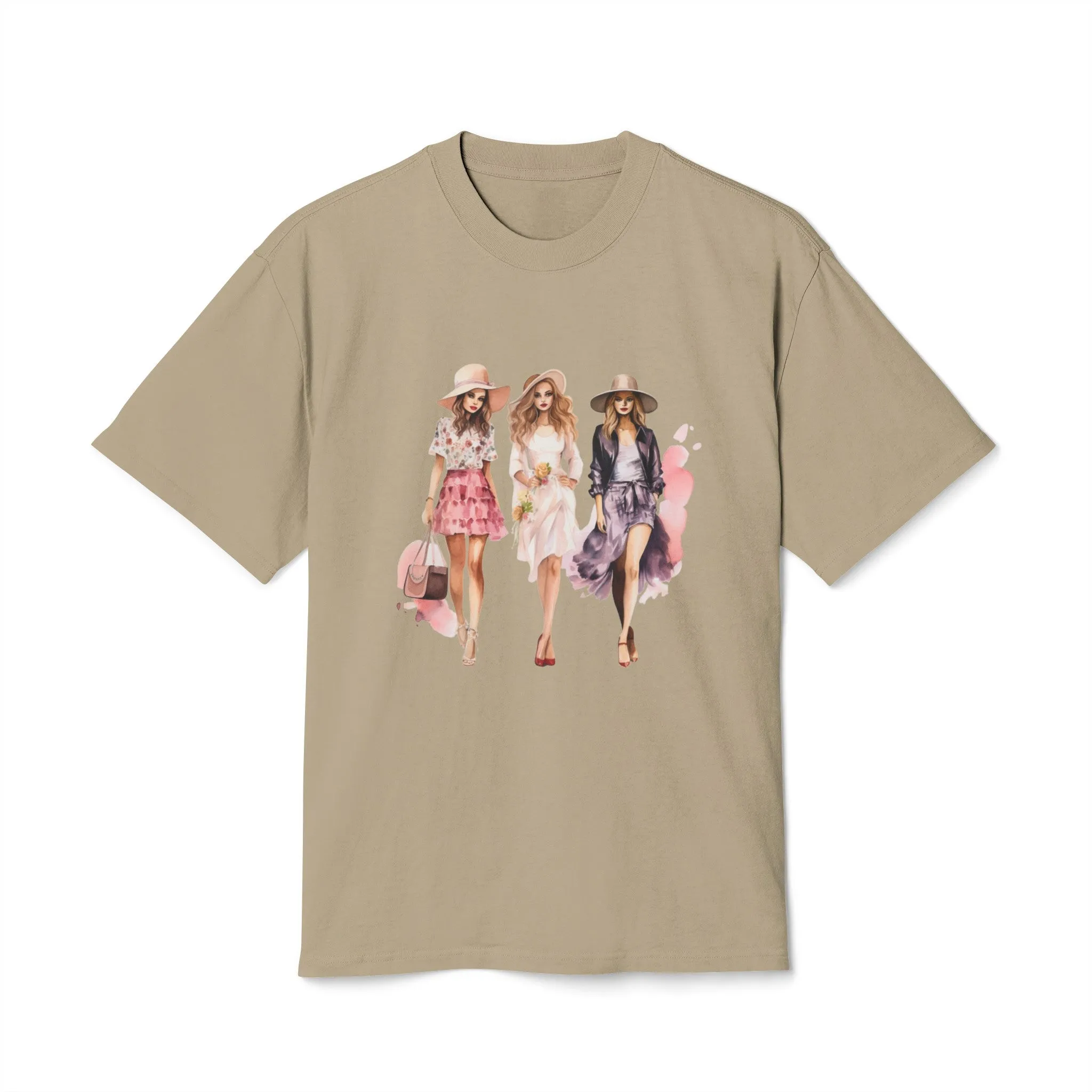 Fashion Girls Heavy Faded T Shirt