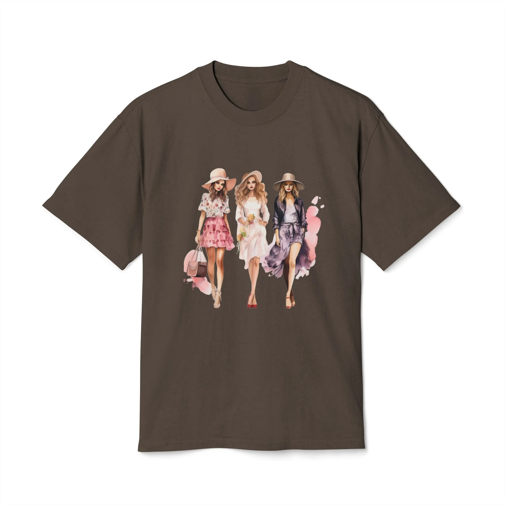 Fashion Girls Heavy Faded T Shirt