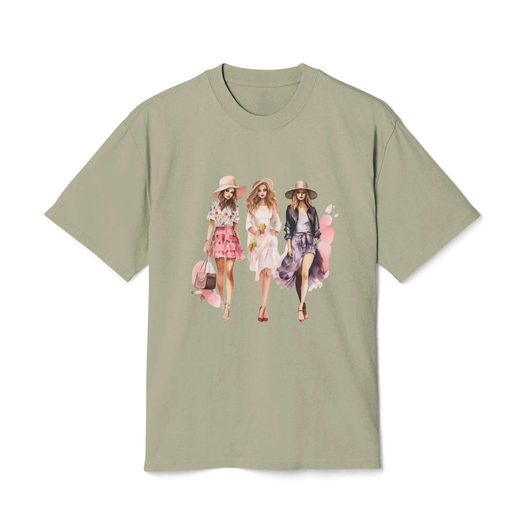 Fashion Girls Heavy Faded T Shirt