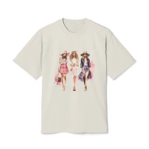 Fashion Girls Heavy Faded T Shirt