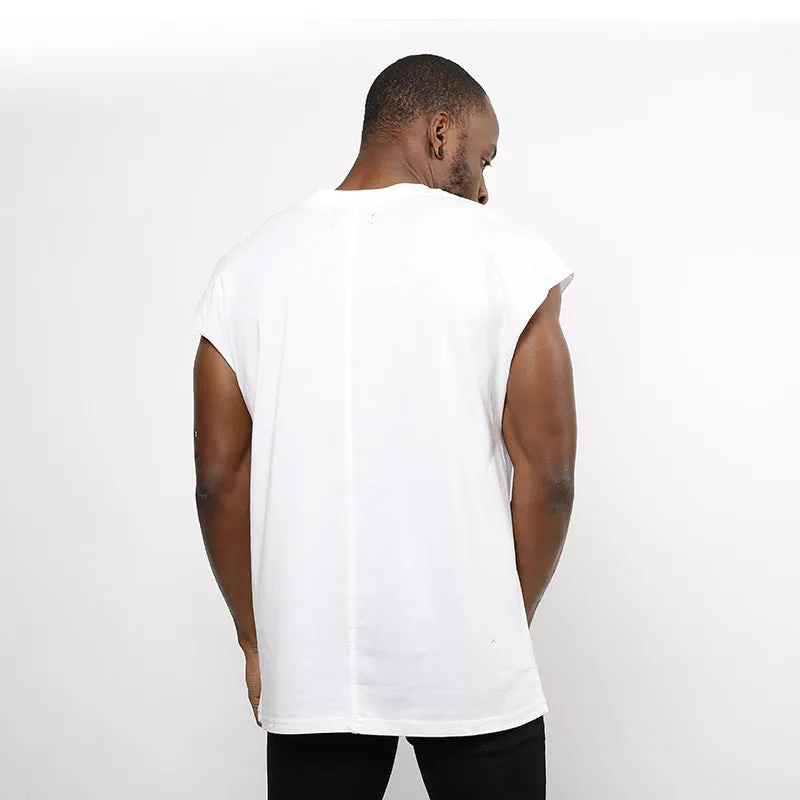 FASHION SLEENEVNESS T-SHIRT