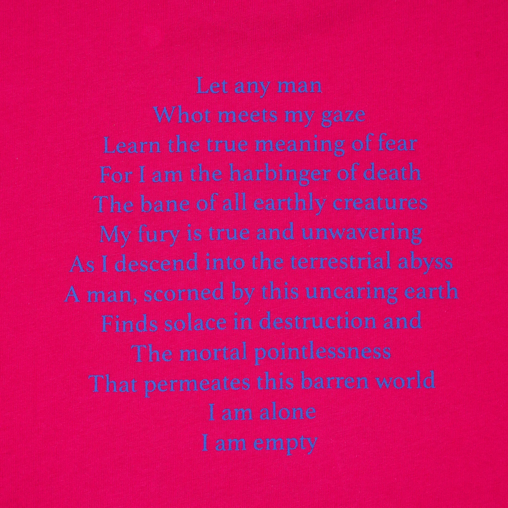 Fear Heavyweight Tee (Hot Pink)