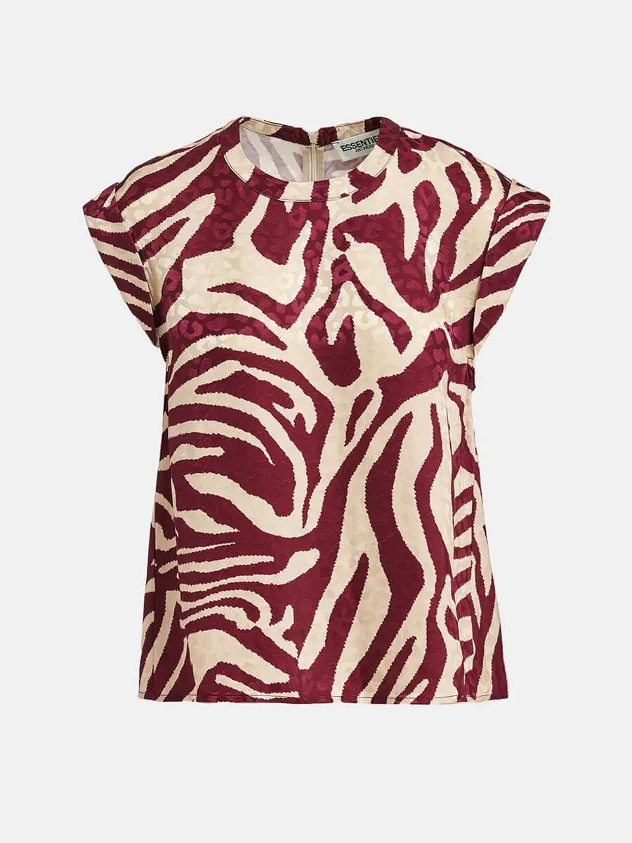 Feebee Top - Burgundy