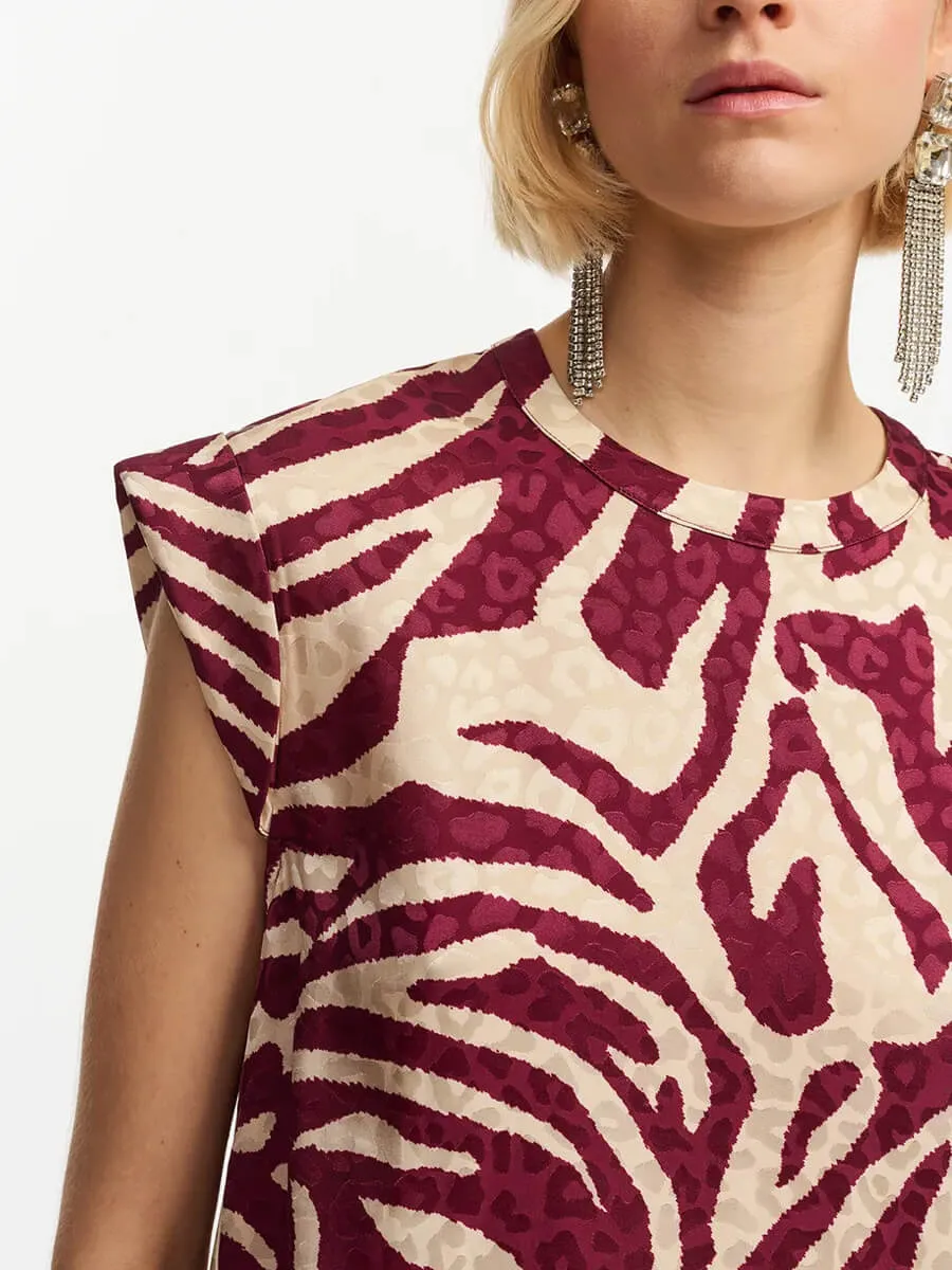 Feebee Top - Burgundy