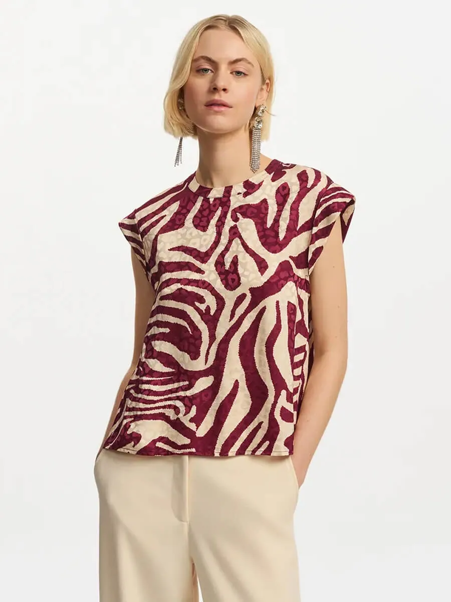 Feebee Top - Burgundy