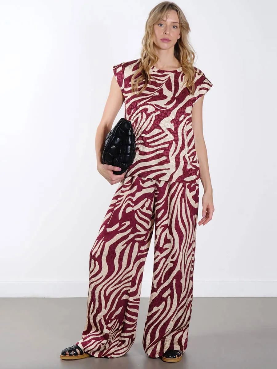 Feebee Top - Burgundy
