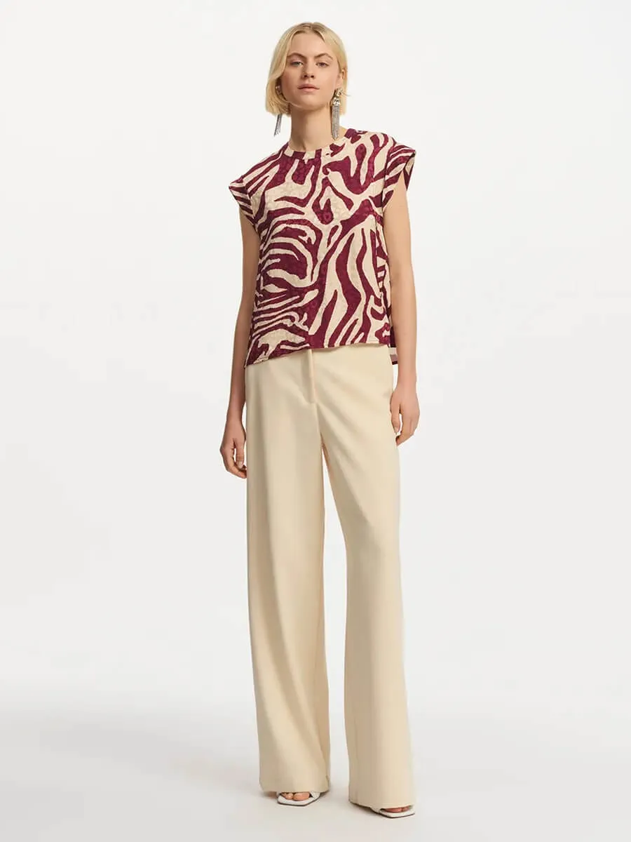 Feebee Top - Burgundy
