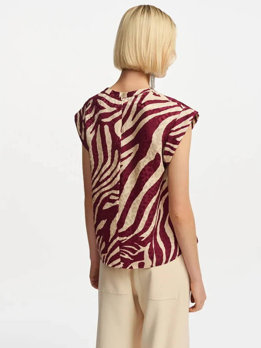 Feebee Top - Burgundy