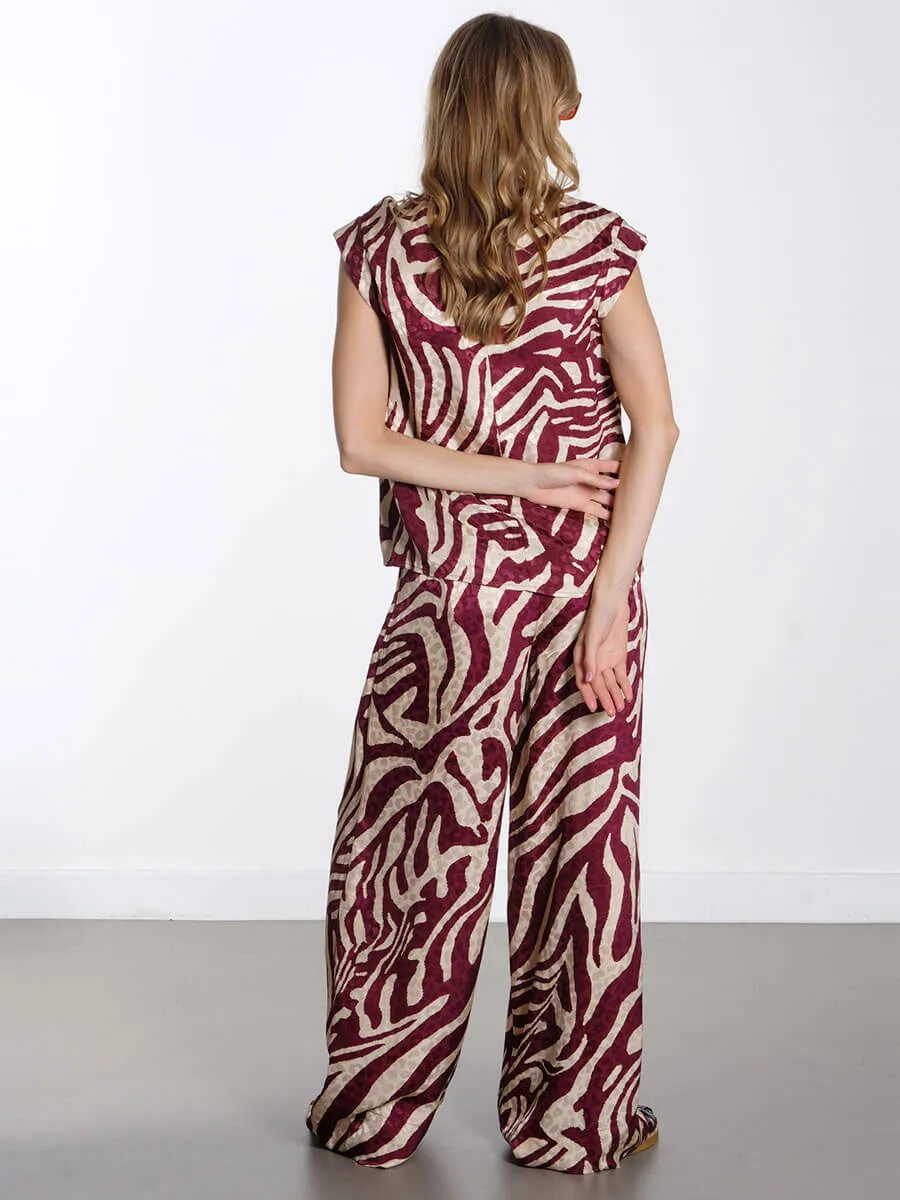 Feebee Top - Burgundy