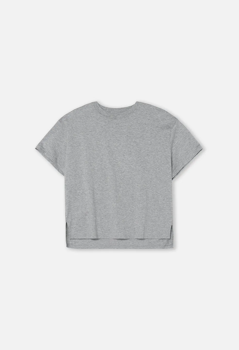 Finley Boxy Tee / Heather Grey