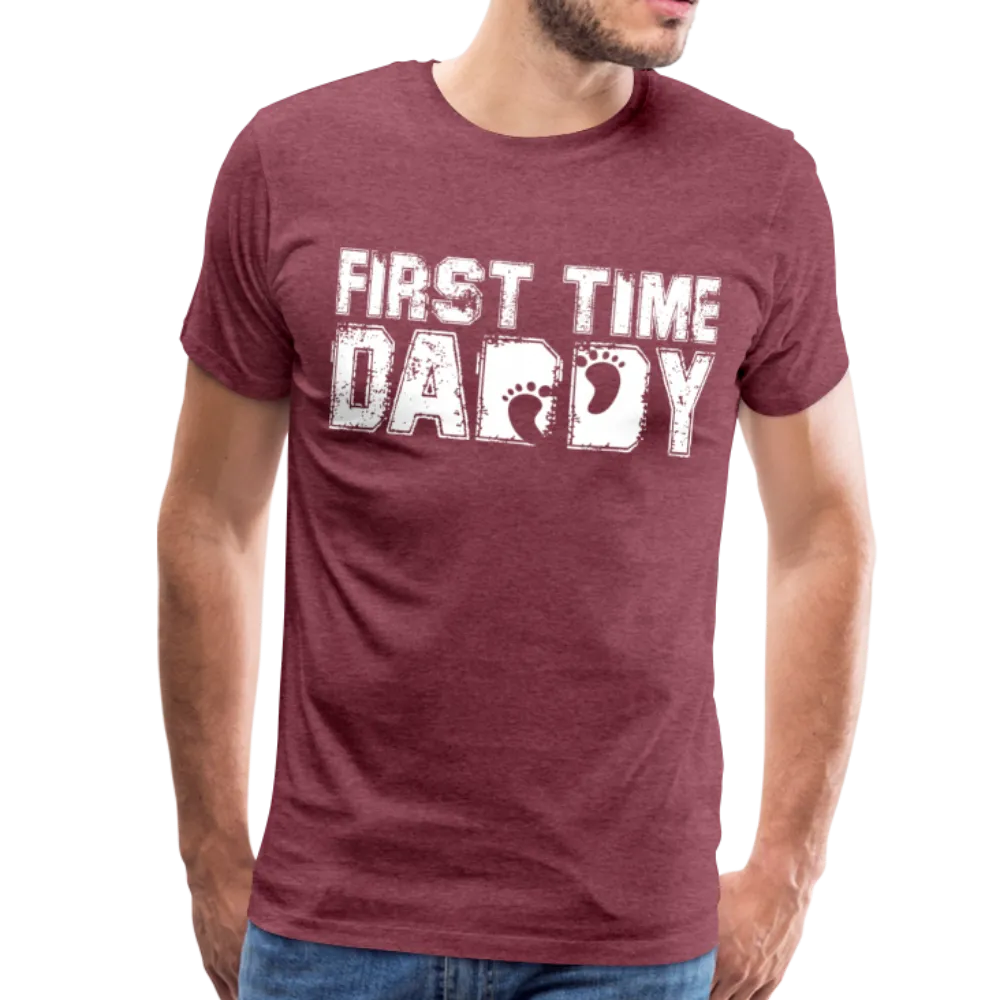 First Time Daddy Men's Premium T-Shirt (CK3590)