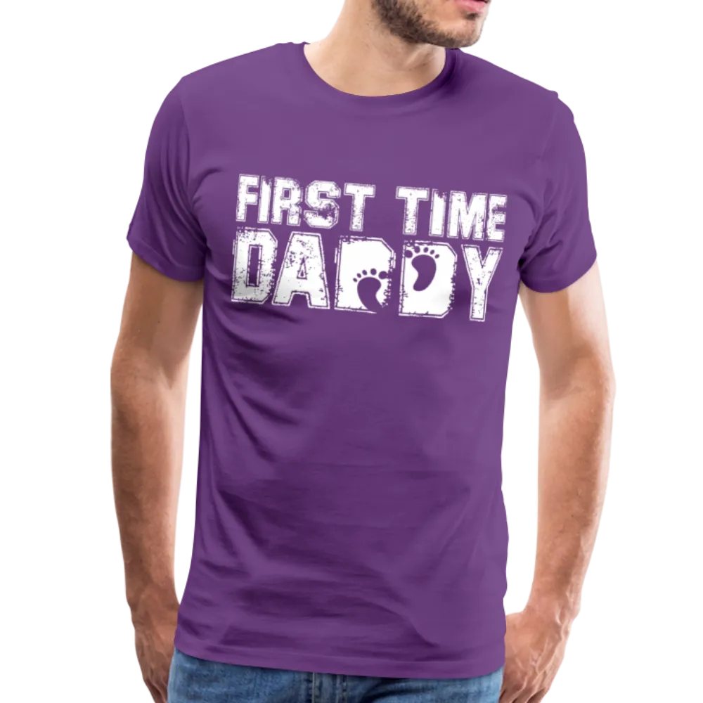 First Time Daddy Men's Premium T-Shirt (CK3590)
