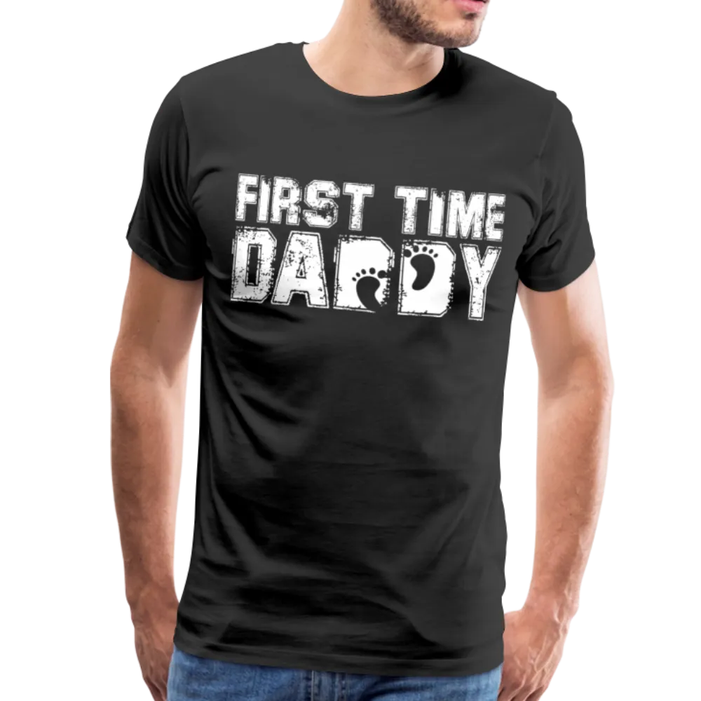 First Time Daddy Men's Premium T-Shirt (CK3590)