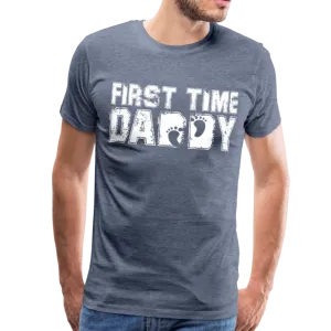 First Time Daddy Men's Premium T-Shirt (CK3590)