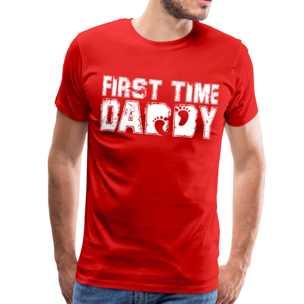 First Time Daddy Men's Premium T-Shirt (CK3590)