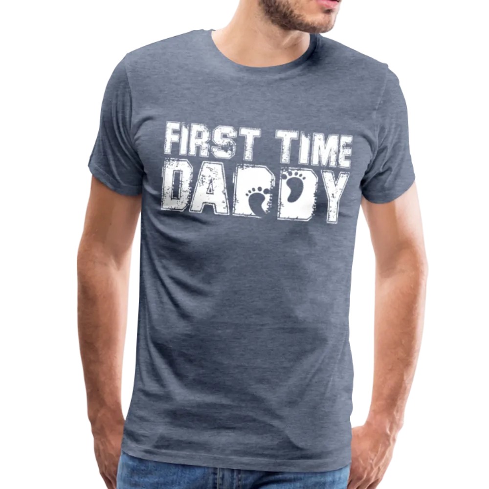 First Time Daddy Men's Premium T-Shirt (CK3590)