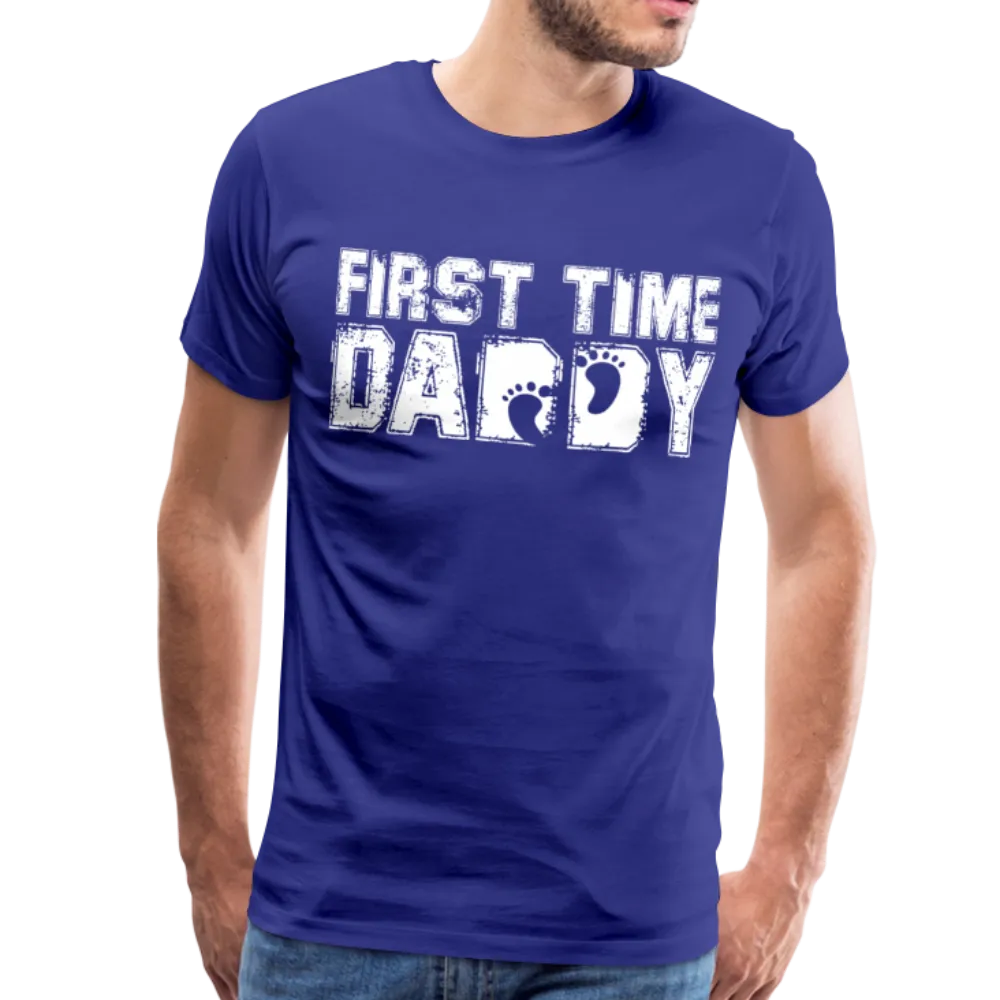 First Time Daddy Men's Premium T-Shirt (CK3590)