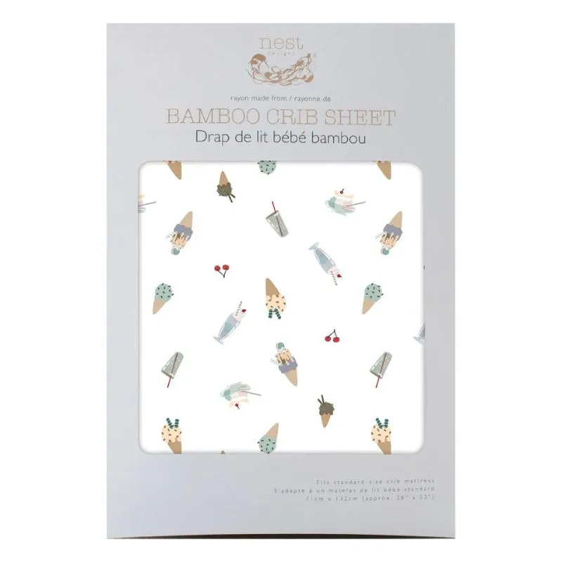 Fitted Bamboo Crib Sheet
