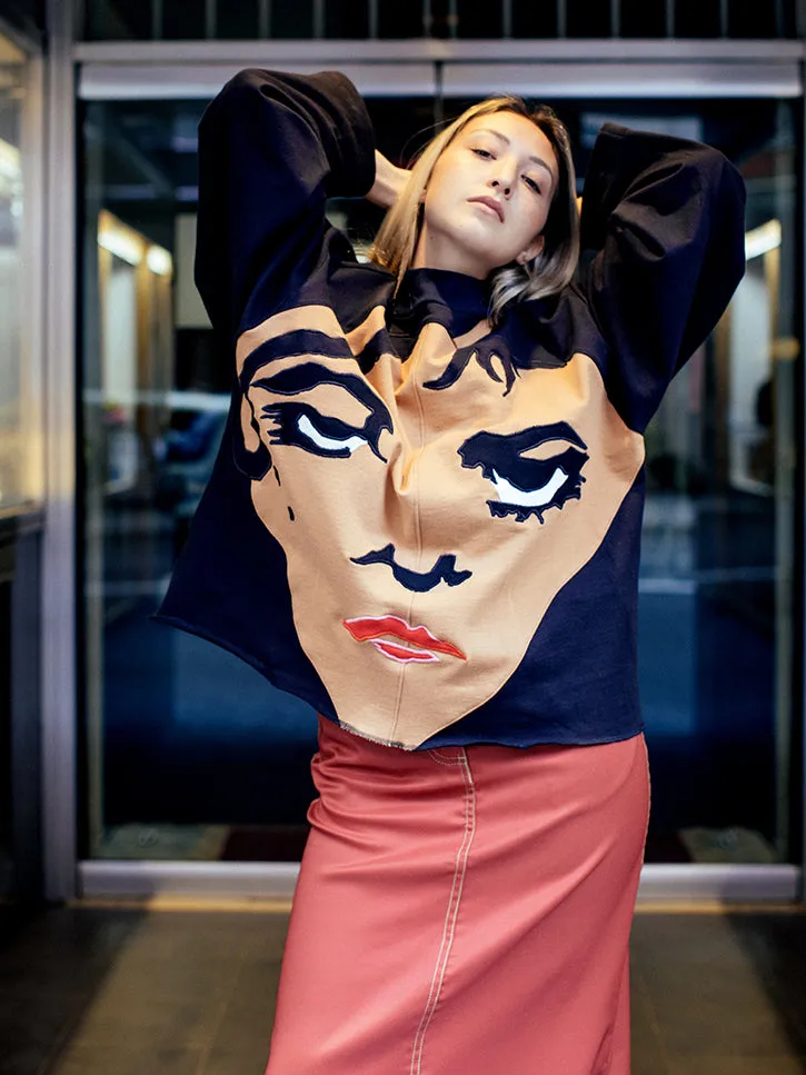 Francesca Longo Face Sweatshirt No. 1