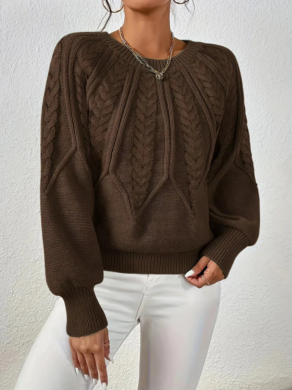 Francine - Trendy Knit Sweater for Women