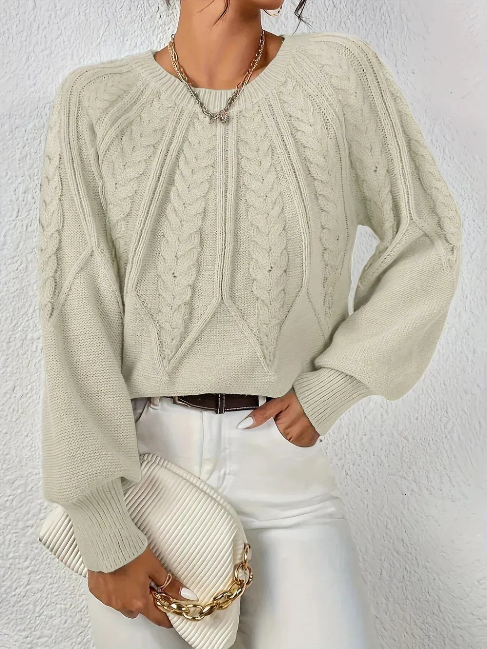 Francine - Trendy Knit Sweater for Women