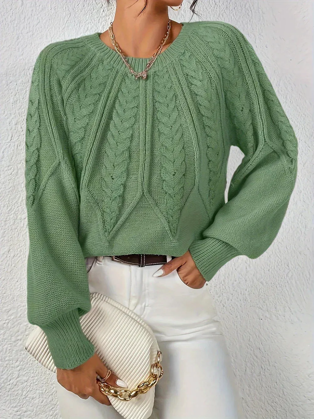Francine - Trendy Knit Sweater for Women