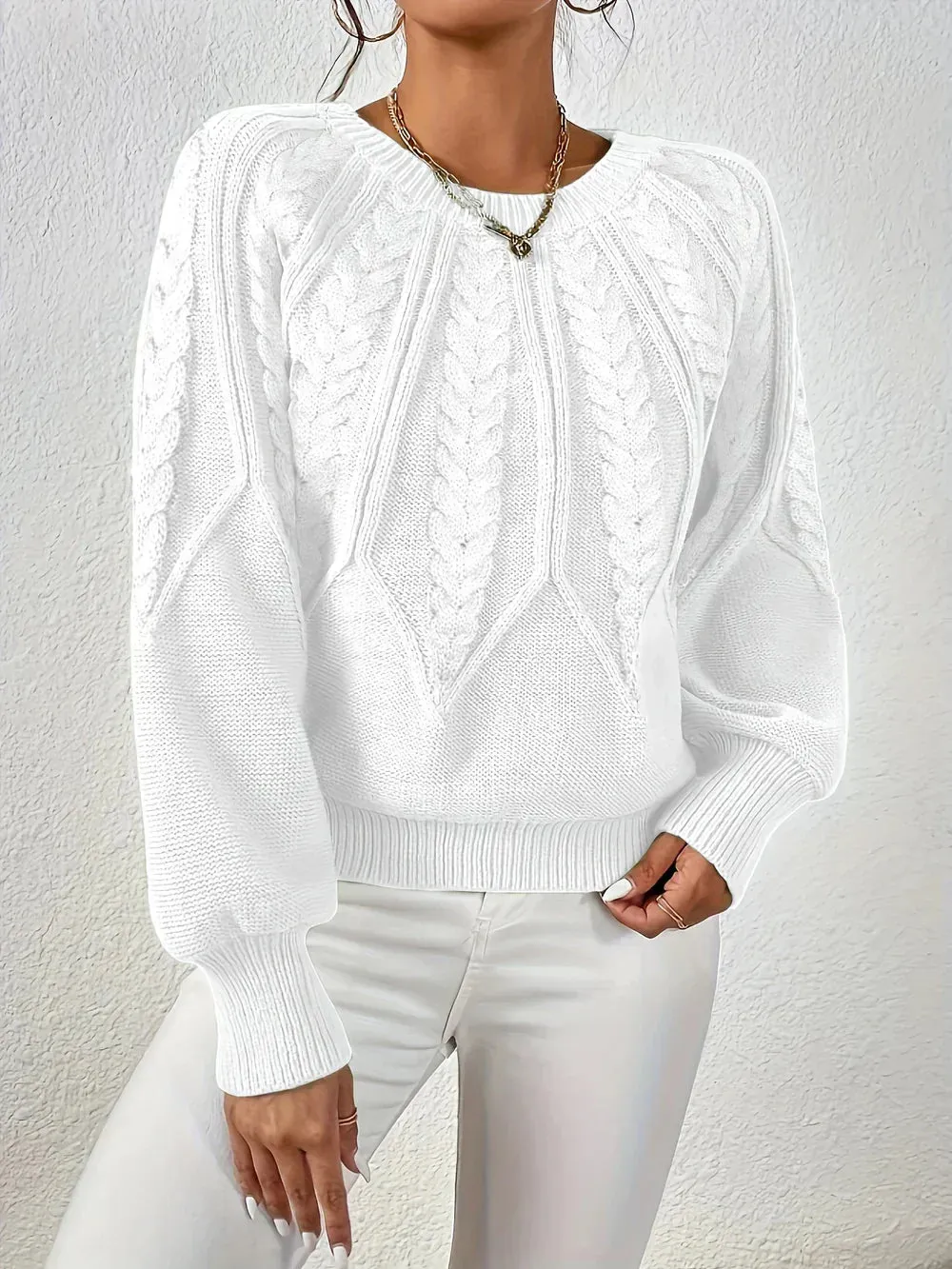 Francine - Trendy Knit Sweater for Women