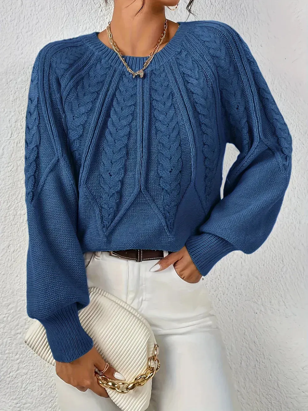 Francine - Trendy Knit Sweater for Women
