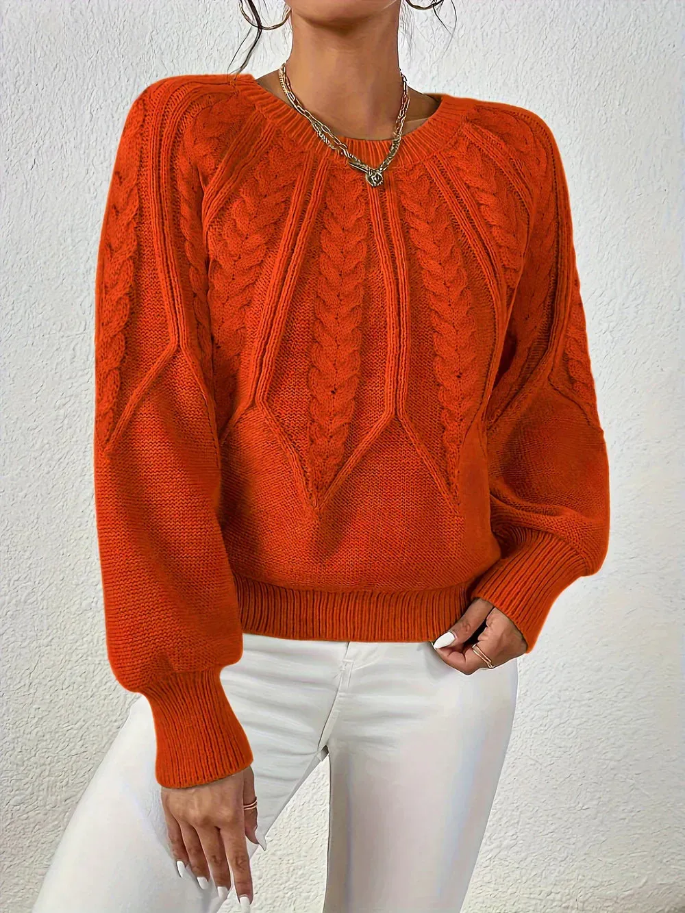 Francine - Trendy Knit Sweater for Women