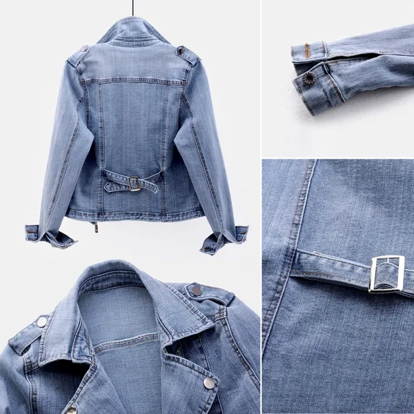 Frieda - veelzijdig motor denim jack voor dames & heren