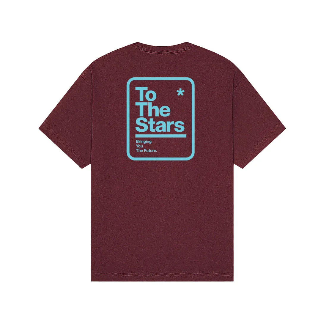 Fundamental Boxy T-Shirt Maroon