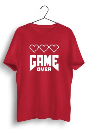 Game Over Red Tshirt