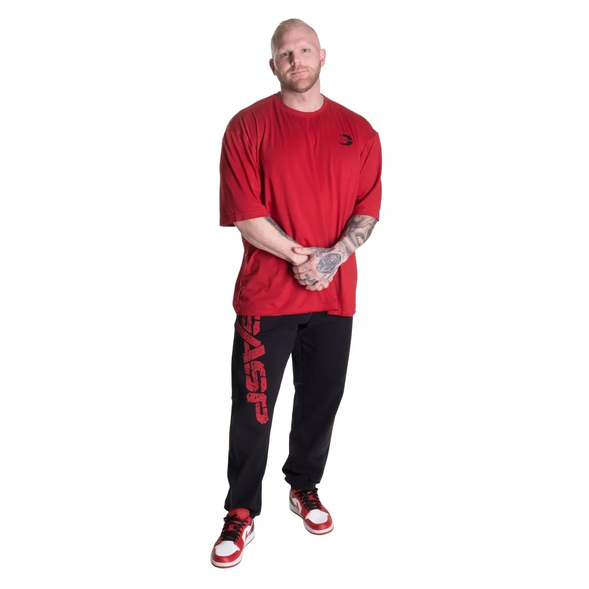 GASP Division Iron Tee Chilli Red