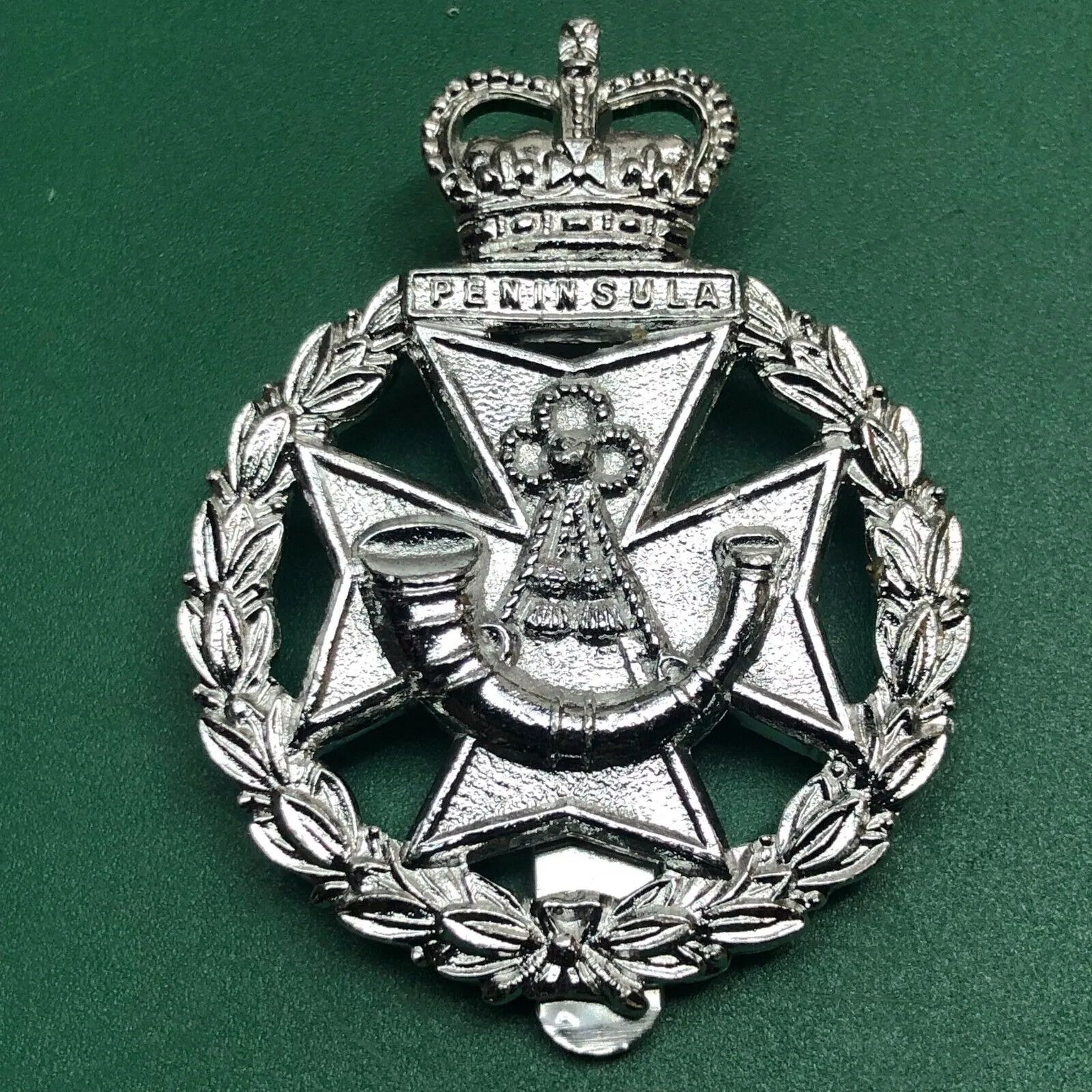 Genuine British Army Cap Badge - Green Jackets Brigade