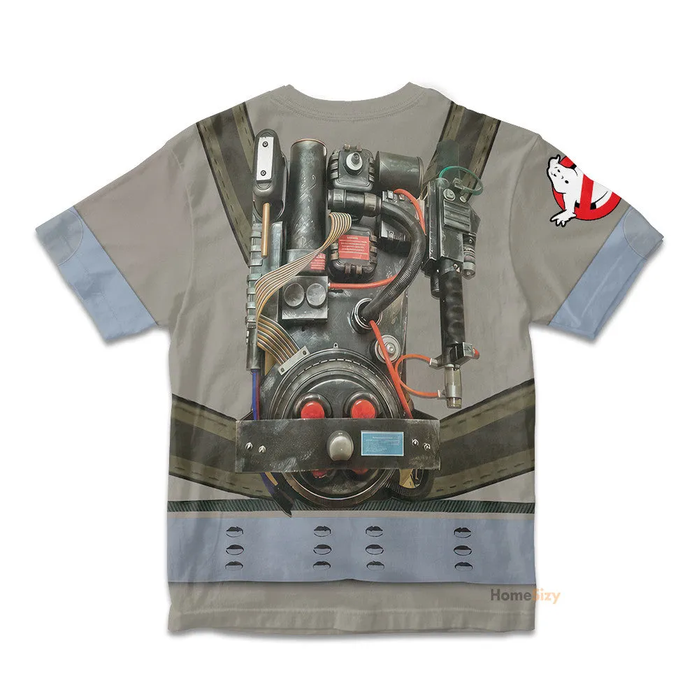 Ghostbusters 1984 Stantz Custom Cosplay Costume Kid Tshirt QT210596Hf