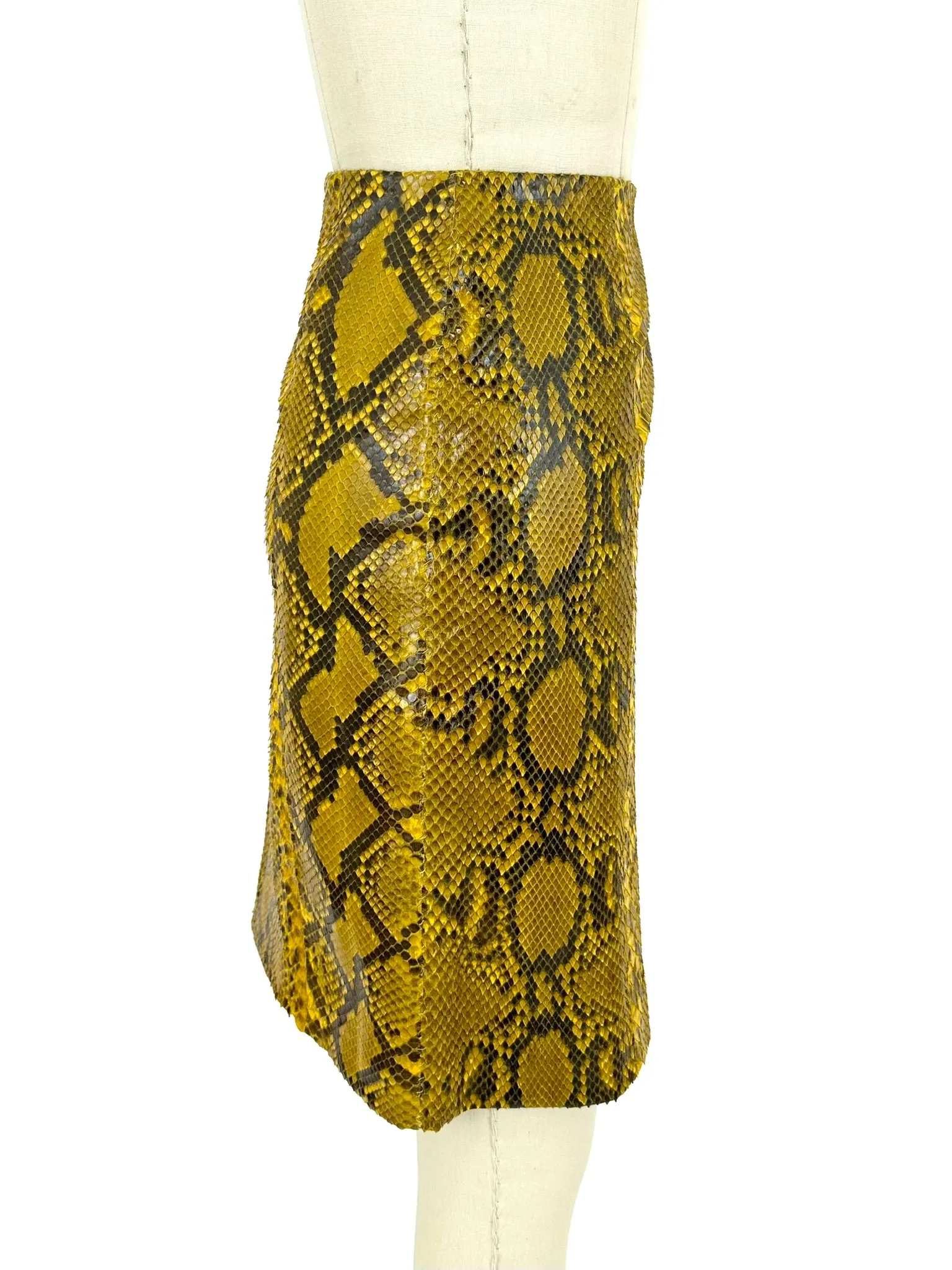 Gianfranco Ferre Python Skirt