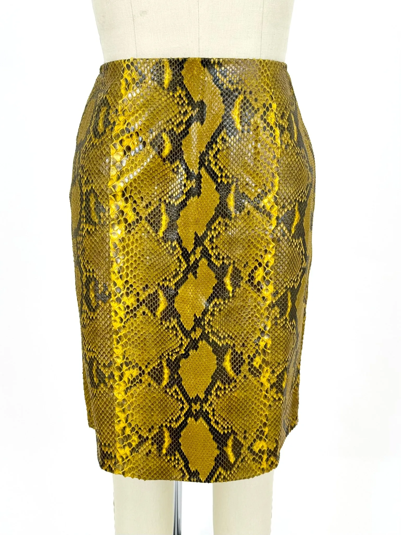 Gianfranco Ferre Python Skirt
